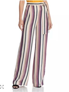 Karen Millen Striped Wide-Leg Pants, size US 8